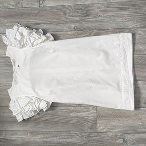 FRENCH CONNECTION Ruffle Sleeve Blouse Size 2